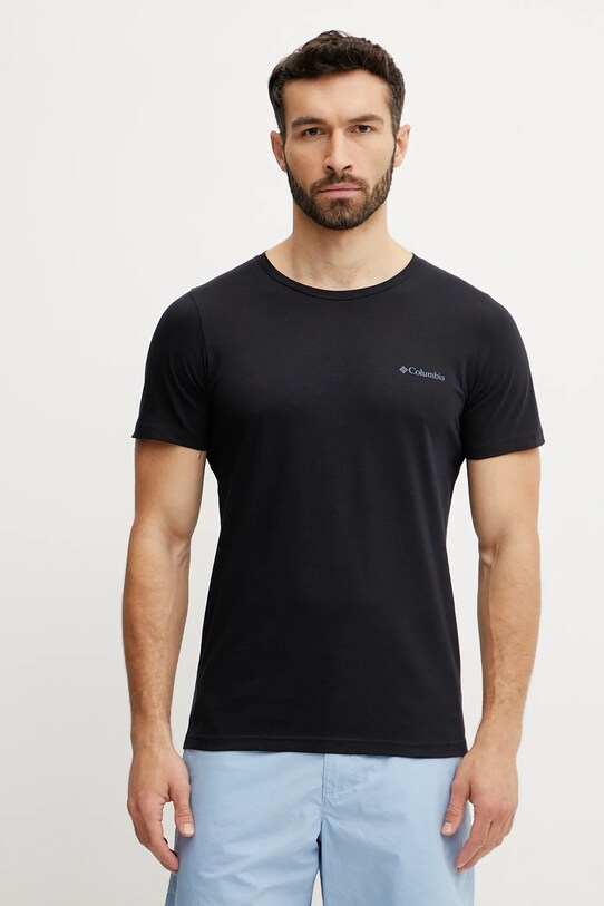 Îmbrăcăminte Columbia tricou din bumbac Rapid Ridge 1934824. negru
