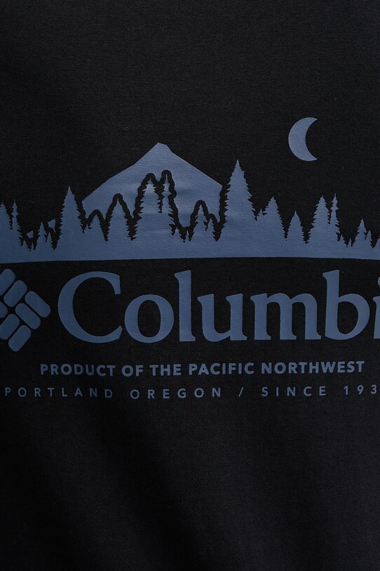 Columbia tricou din bumbac Rapid Ridge 1934824. negru