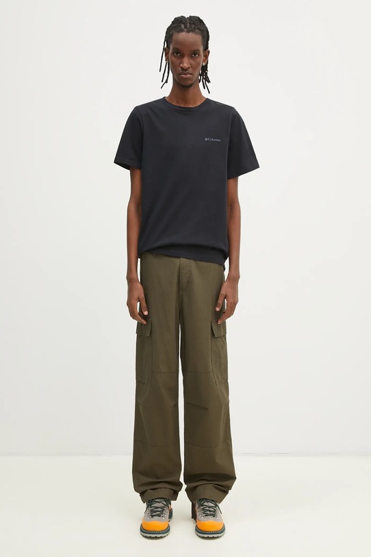 Columbia cotton t-shirt Rapid Ridge 1934824. black