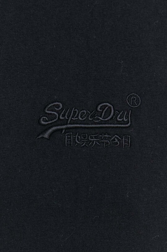 Superdry t-shirt bawełniany M6010819A.02A czarny