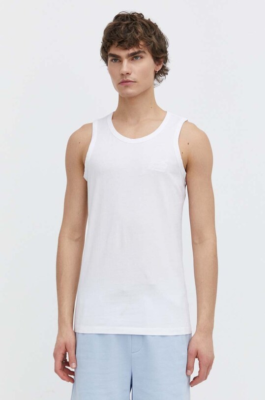 Хлопковая футболка Superdry белый M6010819A.01C