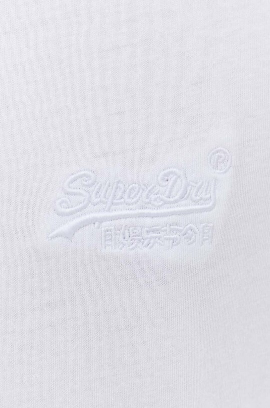 Хлопковая футболка Superdry M6010819A.01C белый