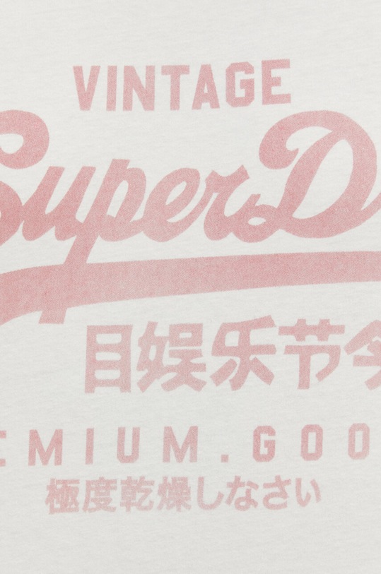 Superdry t-shirt bawełniany M6010814A.22C beżowy