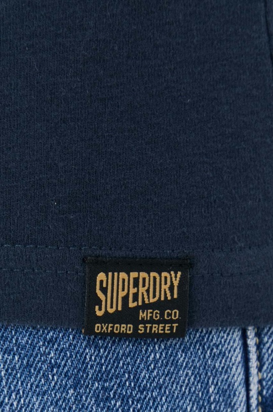 Bavlněný top Superdry M6010814A.98T námořnická modř