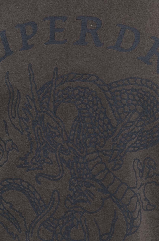 Pamučna majica Superdry M6010817A.06A zelena