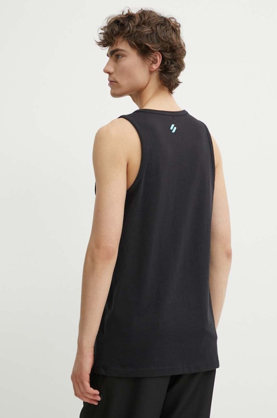 Odzież Superdry t-shirt bawełniany M6010802A.02A czarny