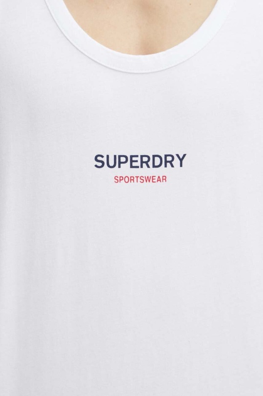 Superdry tricou din bumbac M6010802A.T7X alb