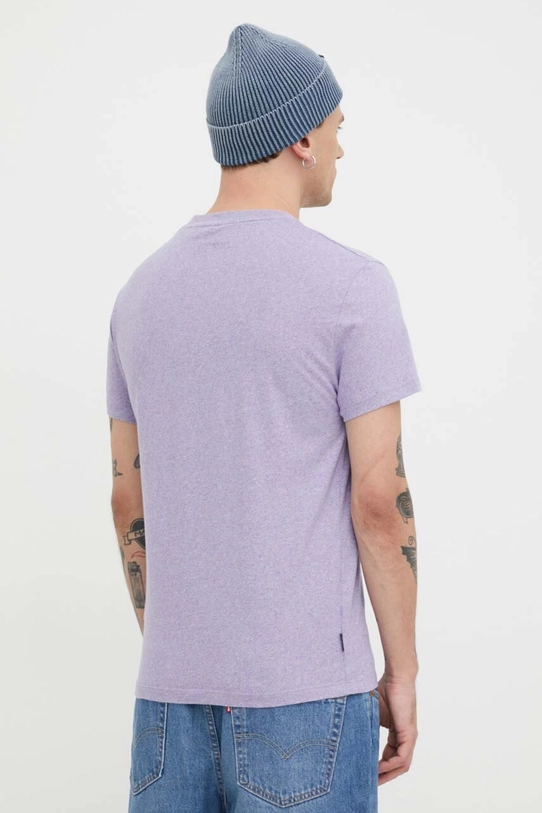 Îmbrăcăminte Superdry tricou din bumbac M1011245A.1AG violet