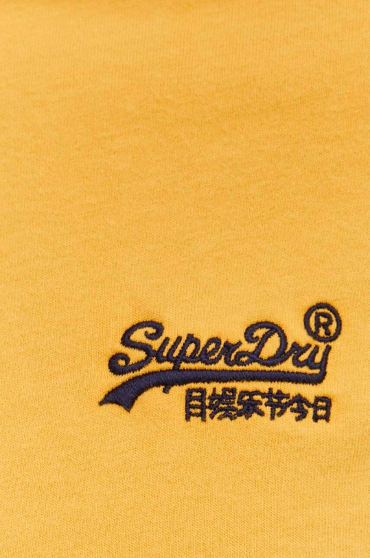 Superdry t-shirt bawełniany M1011245A.RUA żółty