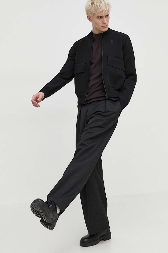 Superdry pamut póló M1011892A.2FK barna SS24