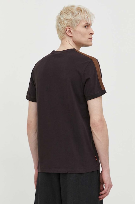 Ruházat Superdry pamut póló M1011892A.2FK barna