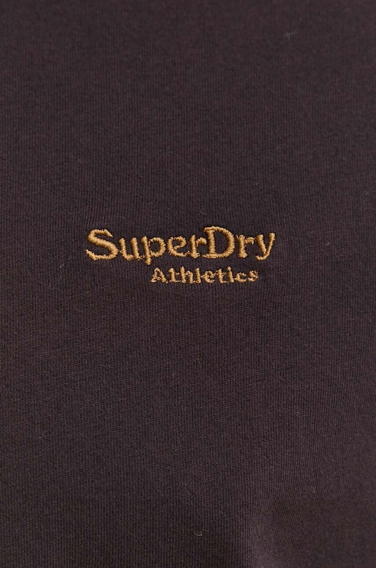 Superdry pamut póló M1011892A.2FK barna