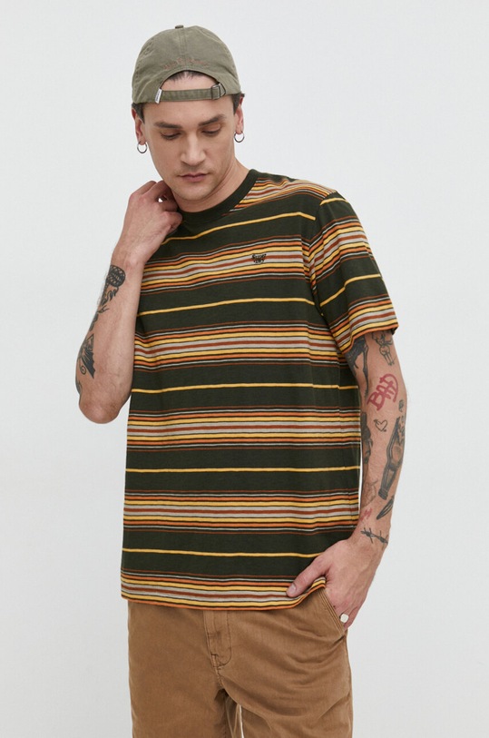 Superdry t-shirt bawełniany wzorzyste zielony M1011722A.9AG