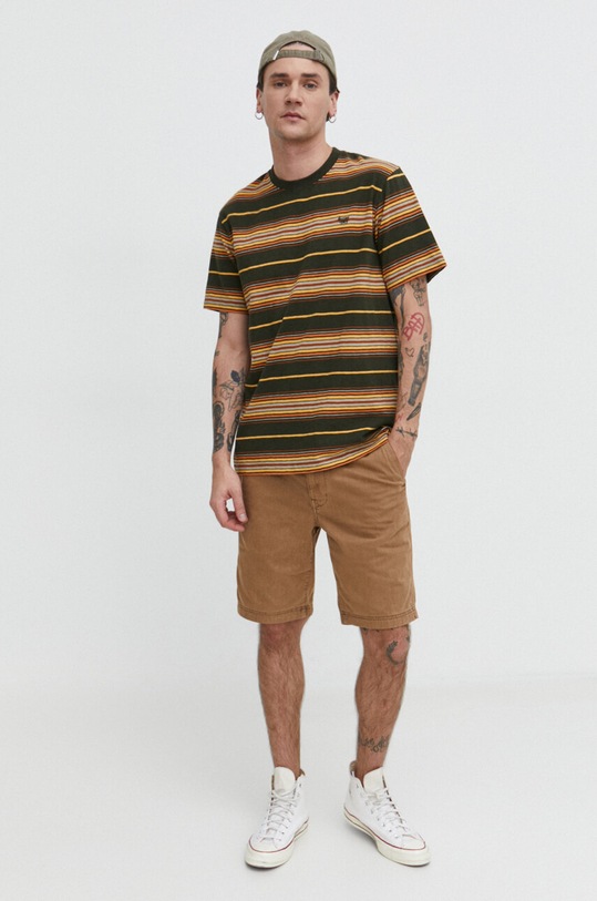 Superdry t-shirt bawełniany M1011722A.9AG zielony SS24