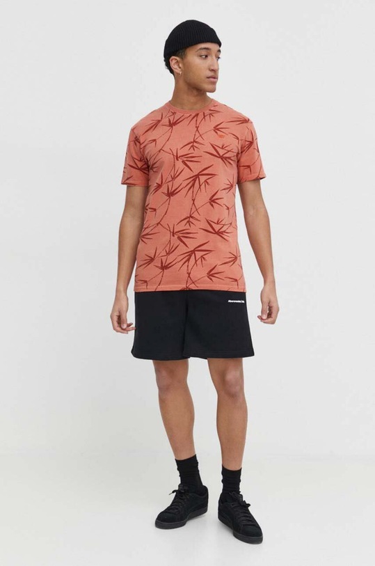 Bavlněné tričko Superdry M1011891A.2MC oranžová SS24