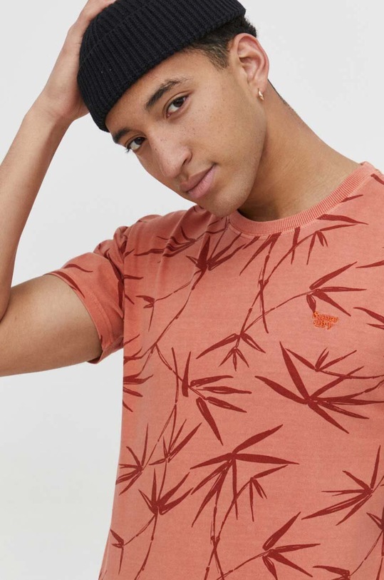 Bavlněné tričko Superdry oranžová M1011891A.2MC