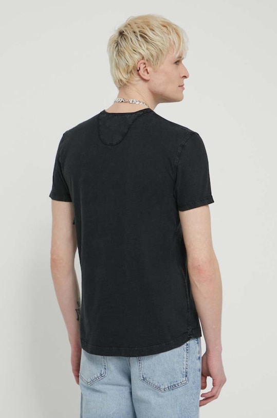 Ruházat Superdry pamut póló M1011890A.02A fekete