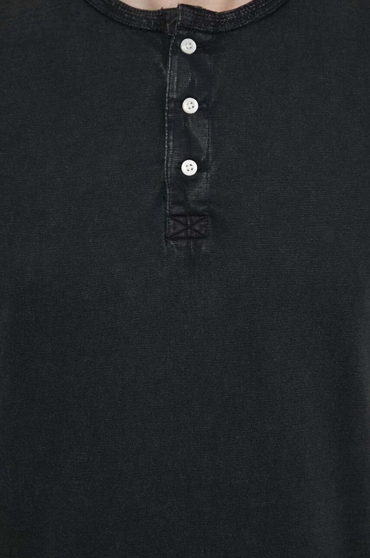 Superdry pamut póló M1011890A.02A fekete