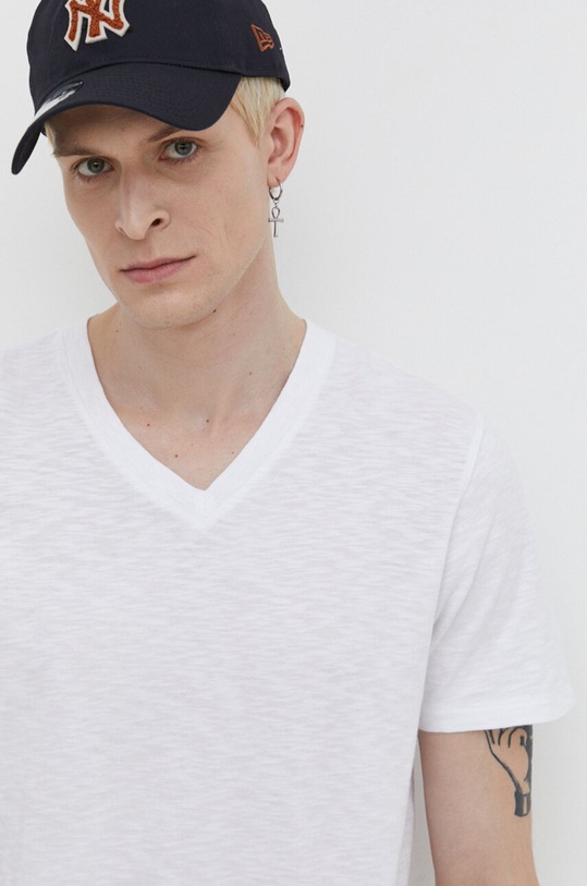 Bavlnené tričko Superdry biela M1011889A.01C