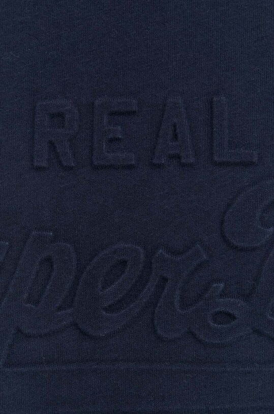 Pamučna majica Superdry M1011908A.09S mornarsko plava