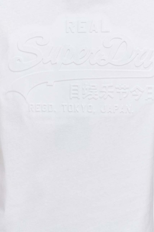 Superdry t-shirt bawełniany M1011908A.01C biały