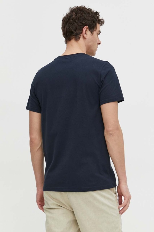 Oblečenie Bavlnené tričko Superdry M1011916A.98T tmavomodrá