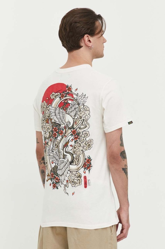 Бавовняна футболка Superdry бежевий M1011897A.22C