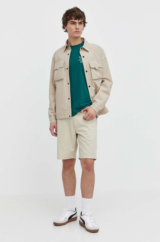 Бавовняна футболка Superdry M1011903A.2DL зелений SS24