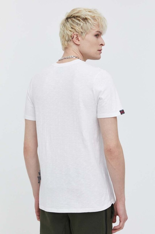 Одежда Хлопковая футболка Superdry M1011903A.RAV белый