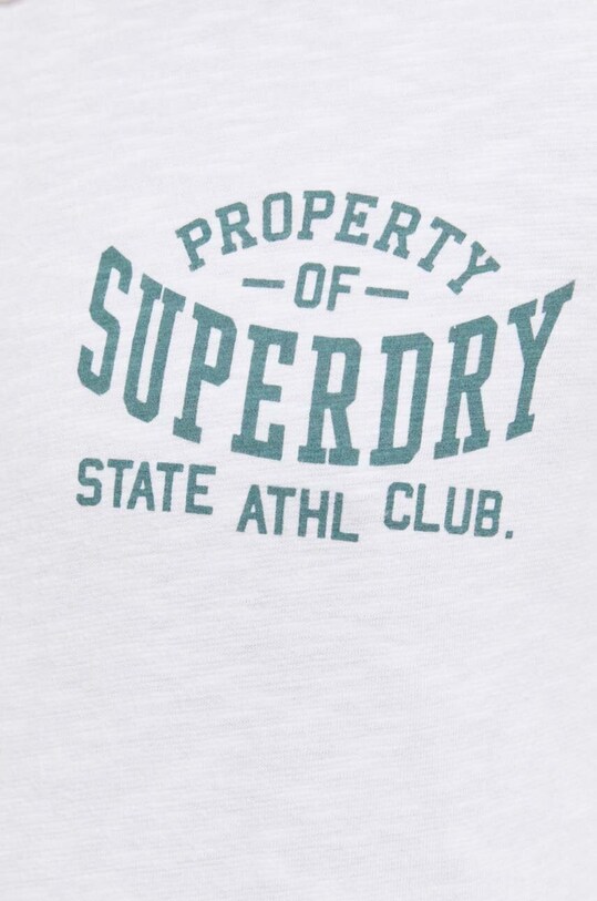 Хлопковая футболка Superdry M1011903A.RAV белый
