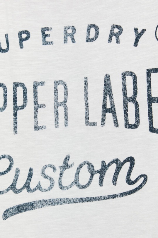 Bavlněné tričko Superdry M1011900A.2BC béžová