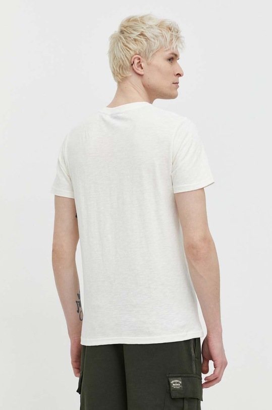 Îmbrăcăminte Superdry tricou din bumbac M1011904A.7BG bej