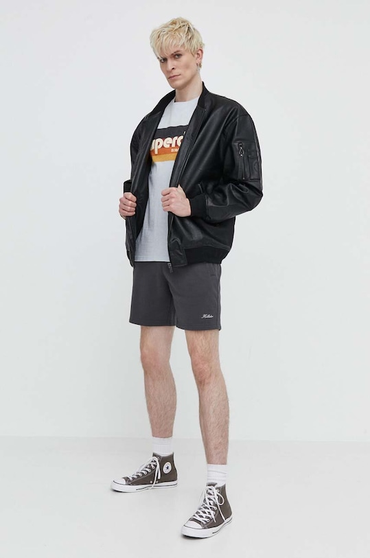 Superdry pamut póló M1011904A.2AD kék SS24