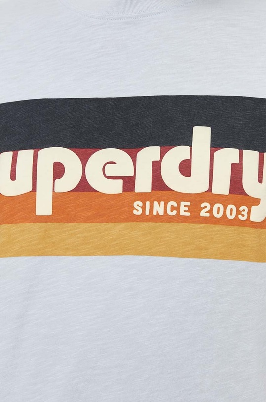 Superdry pamut póló M1011904A.2AD kék