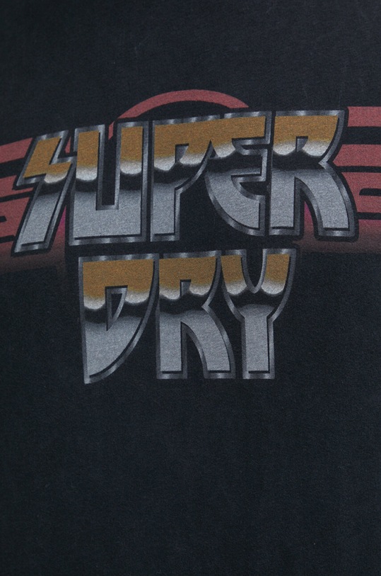 Superdry t-shirt bawełniany M1011981A.AFB czarny
