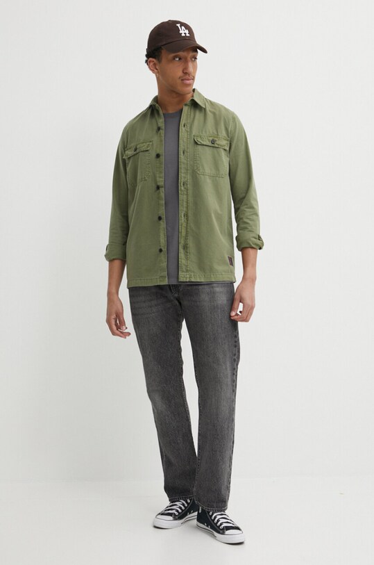 Хлопковая футболка Superdry M6010810A.HSZ серый SS24