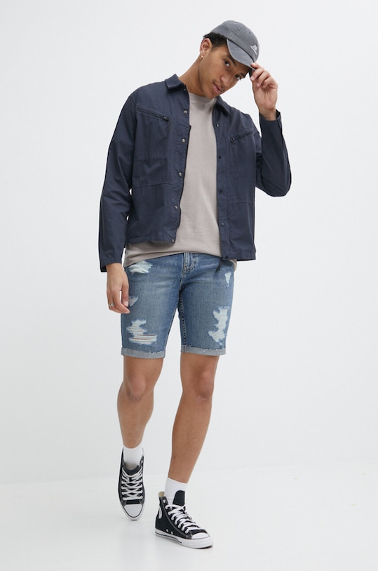 Superdry tricou din bumbac M6010810A.1PC bej SS24