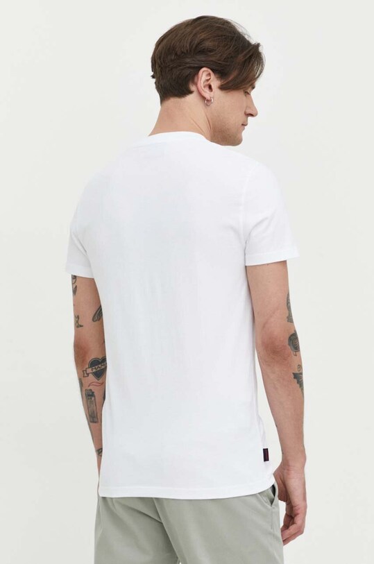 Ruházat Superdry pamut póló M1011245M.44C fehér