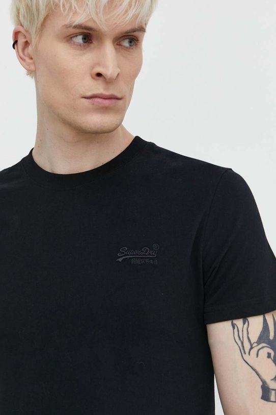 Pamučna majica Superdry crna M1011245M.16A