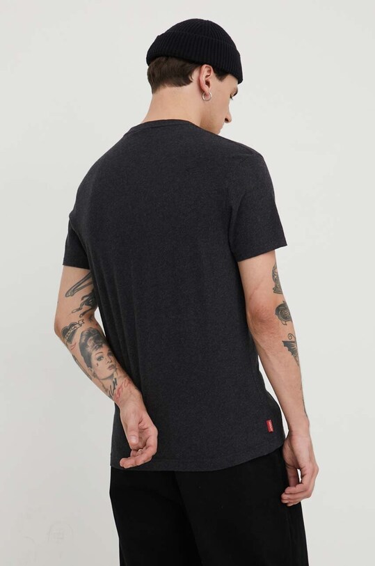 Îmbrăcăminte Superdry tricou din bumbac M6010727A.1BJ negru