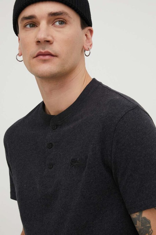 Superdry tricou din bumbac negru M6010727A.1BJ