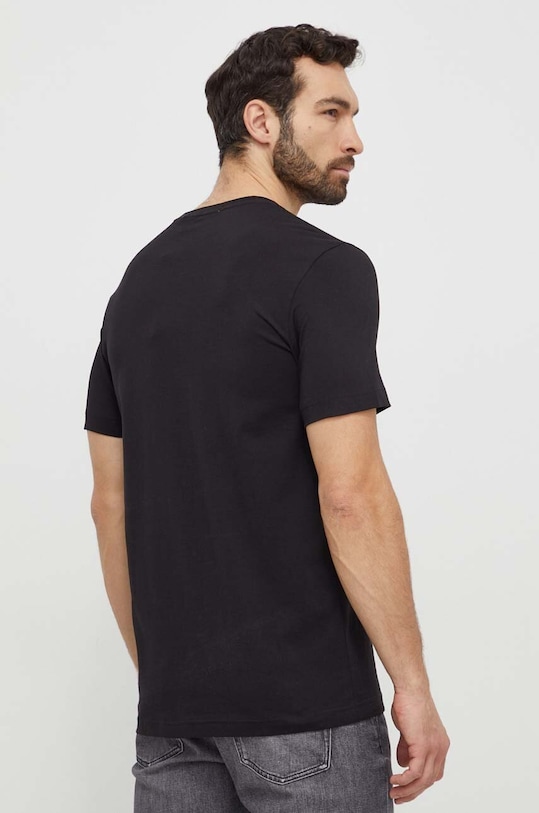 Памучна тениска Calvin Klein Jeans J30J325190 черен SS24