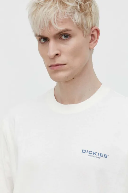 Bavlněné tričko Dickies WAKEFIELD TEE SS béžová DK0A4YRC