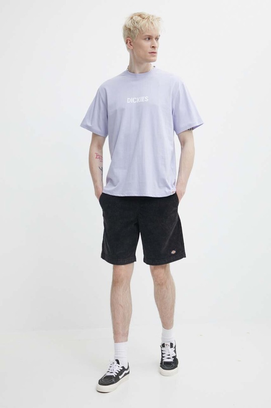 Pamučna majica Dickies PATRICK SPRINGS TEE SS DK0A4YR7 ljubičasta SS24