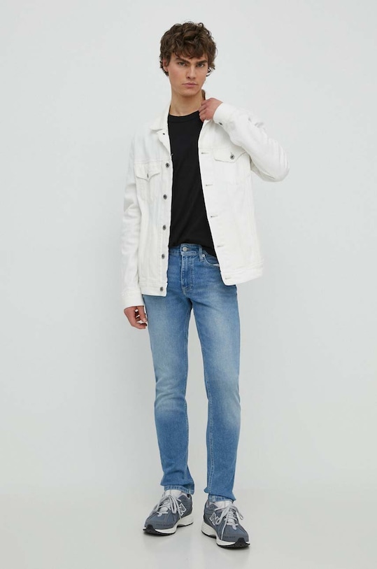 Памучна тениска Dickies AITKIN CHEST TEE SS DK0A4Y8O черен AW24