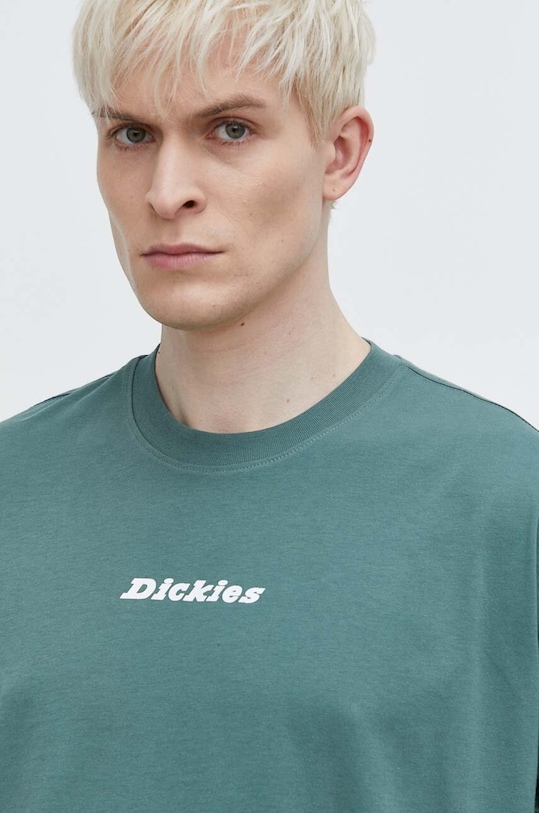 Dickies t-shirt bawełniany ENTERPRISE TEE SS zielony DK0A4YRN