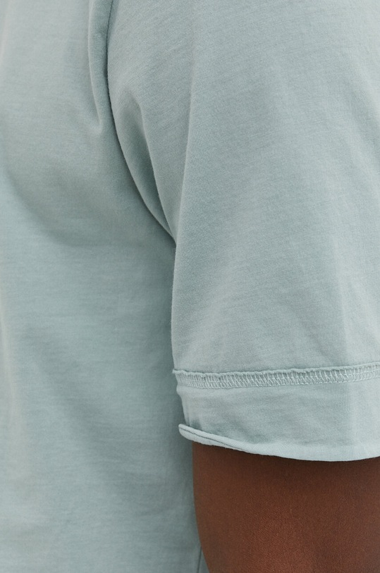 Drykorn t-shirt bawełniany RAPHAEL 49017.520045 niebieski