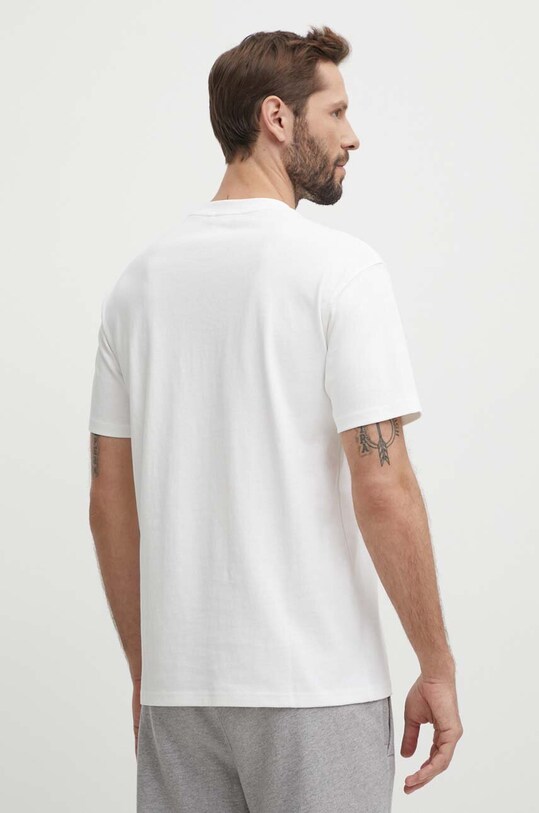 Puma t-shirt bawełniany MMQ 624009 beżowy SS25
