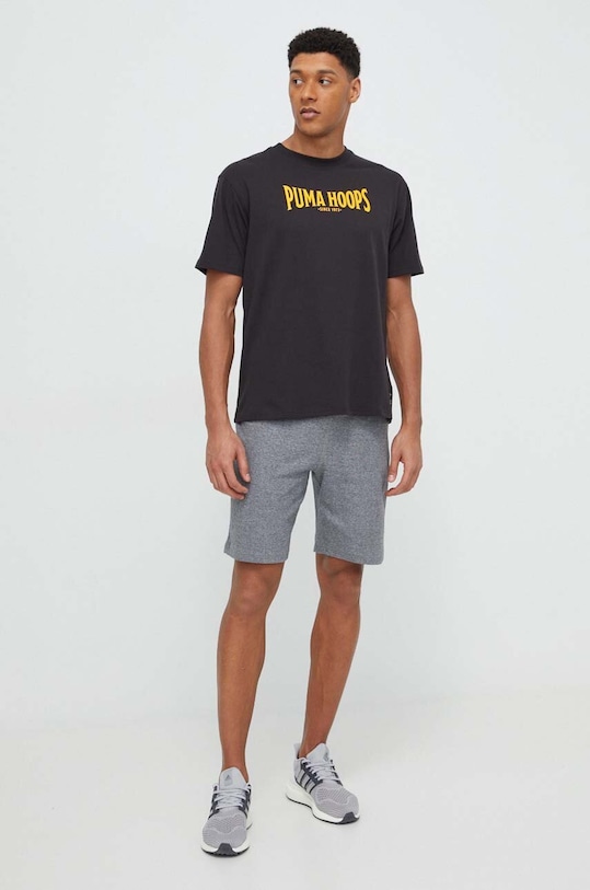 Bavlnené tričko Puma 624755 čierna SS24
