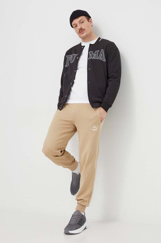 Хлопковая футболка Puma 624772 белый SS24